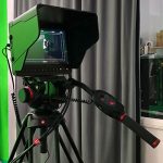 Rückseite einer Kamera BM 4K im Studio Grün in Hamburg