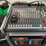 Tonstrecke im Studio Grün in Hamburg